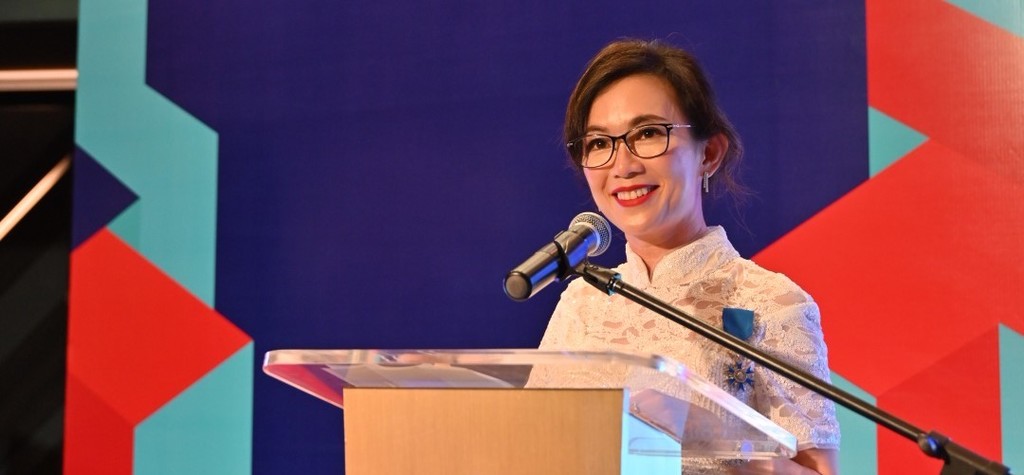 La directrice g&eacute;n&eacute;rale de Golden Screen Cinemas (GSC) d&eacute;cor&eacute;e de l&rsquo;ordre national du M&eacute;rite